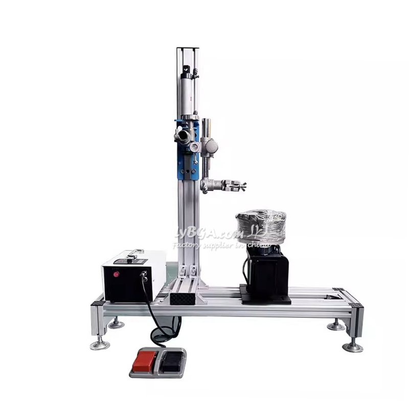 Поворотный позиционер с автоматической регулировкой скорости для сварки пресс-форм, аргонодуговой сварки, ручной лазерной сварки и сварки кольцевых швов; рабочий стол с патронами диаметром 80 мм, 100 мм и 160 мм-L51531