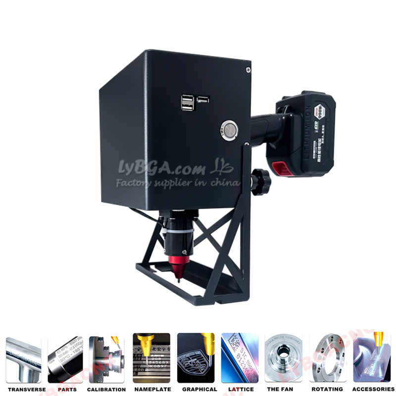 Портативный ручной маркировочный аппарат с литиевой батареей и сенсорным экраном для нанесения надписей на металлические таблички размером-CQ1057