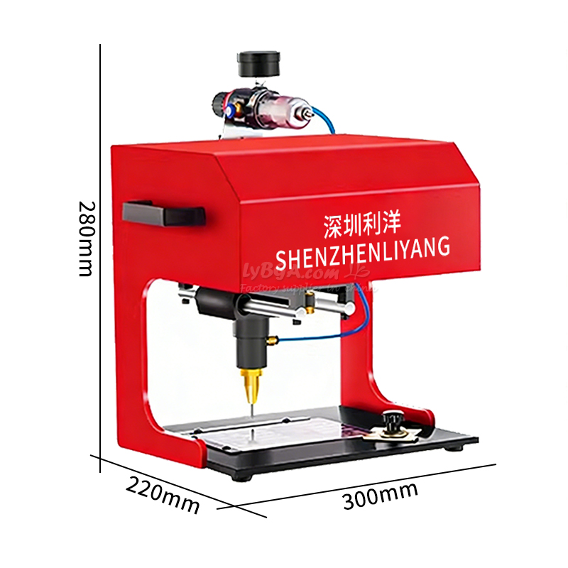 Настольные маркировочные станки, граверы и принтеры LYBGACNC с сенсорным экраном, пневматическим или электрическим приводом-DBJ3340
