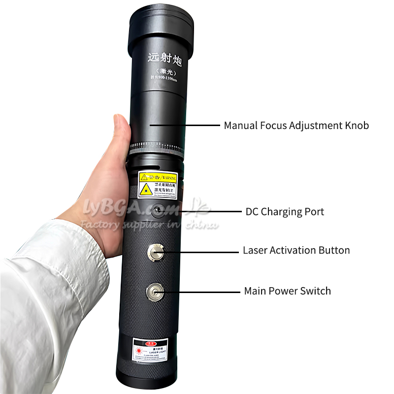 Игрушки для взрослых 120 Вт круговой ручной лазерный дистанционный зажигатель максимальное расстояние 18 м с объективом-L60012
