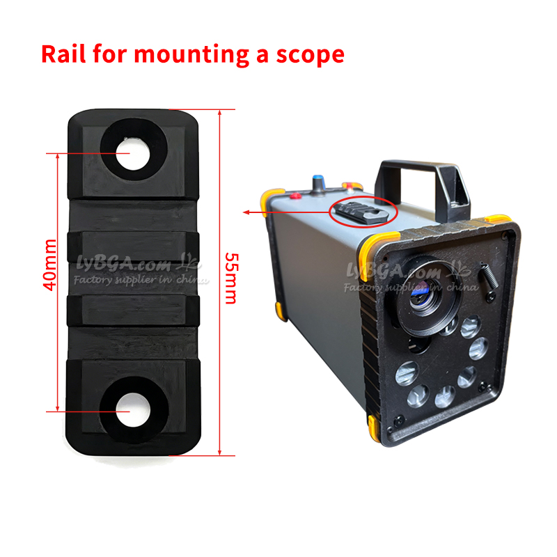 Комплект для очистки лазером BWT Laser 500 Вт, индивидуальная настройка, дальность действия до 85 метров, ручная фокусировка, пульт дистанционного управления и дистанционное зажигание-L60021