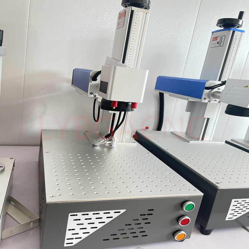 Разобранная настольная мини-система выравнивания с гальванометрическим сканером LY все в одном оптоволоконный лазерный станок для маркировки табличек и гравировки Поддерживает гравировку, возможность модернизации-DBJ2066