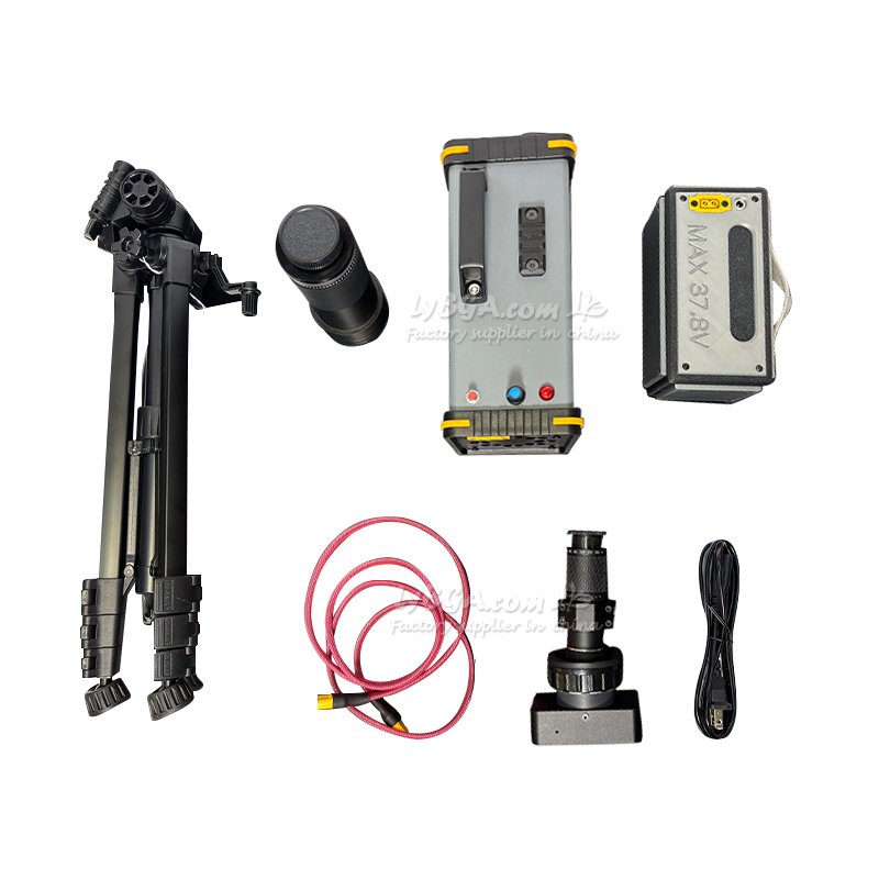 Комплект для очистки лазером BWT Laser 500 Вт, индивидуальная настройка, дальность действия до 85 метров, ручная фокусировка, пульт дистанционного управления и дистанционное зажигание-L60021