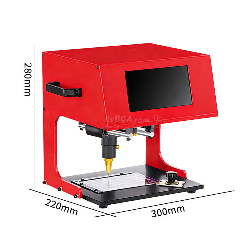Настольные маркировочные станки, граверы и принтеры LYBGACNC с сенсорным экраном, пневматическим или электрическим приводом-DBJ3340