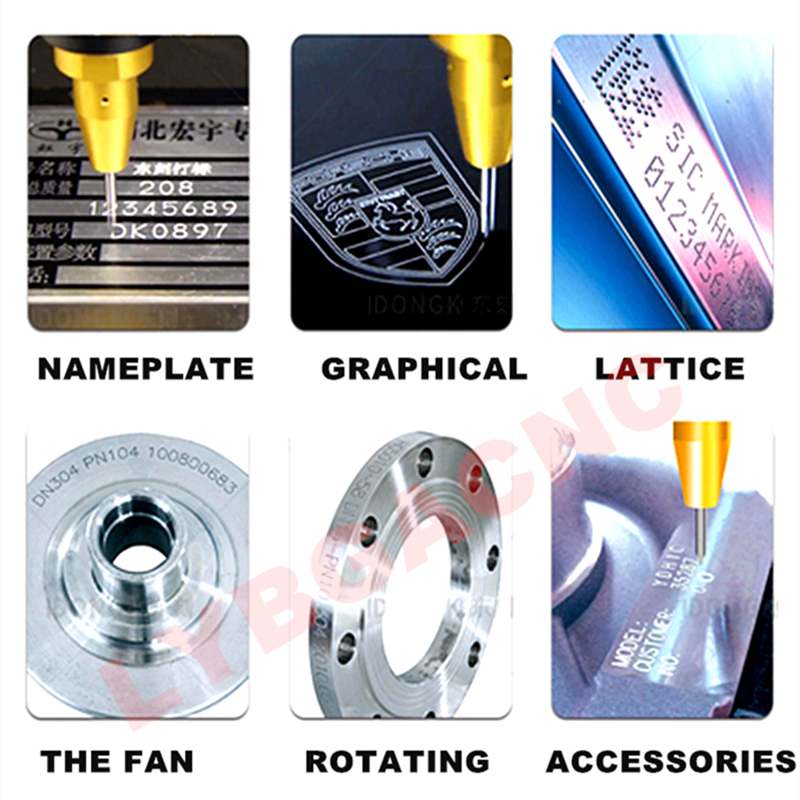 Портативный ручной маркировочный аппарат с литиевой батареей и сенсорным экраном для нанесения надписей на металлические таблички размером-CQ1057