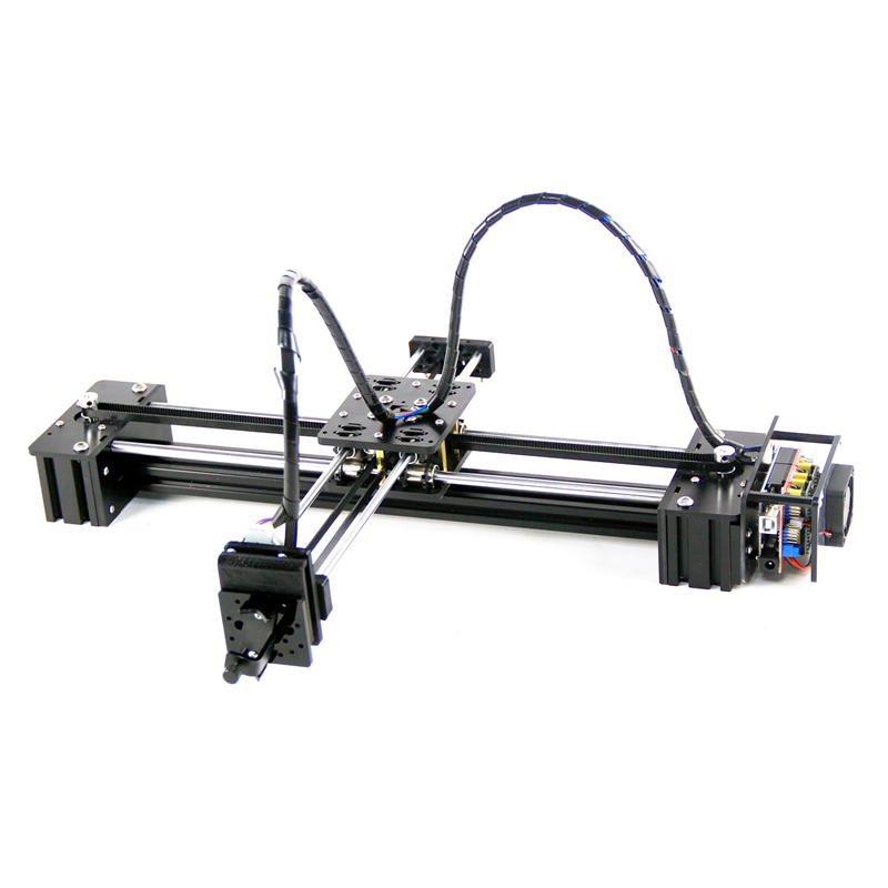 Slideway перемещение 3 оси шаговый двигатель управления нет серво DIY LY drawbot перо рисования робот машина-ZH1056