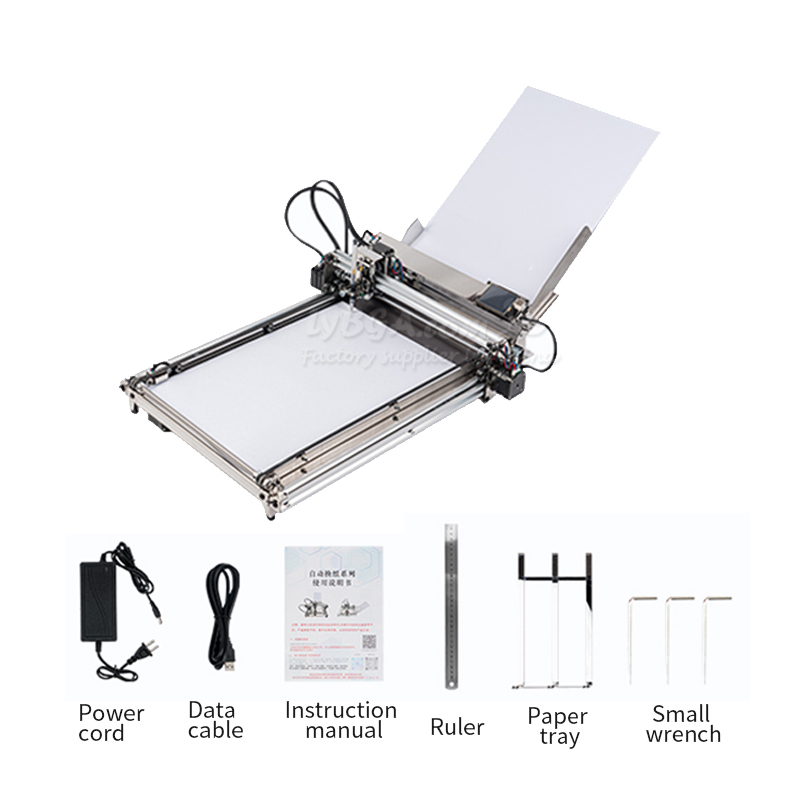 Размер LY A3 профессиональный собранный автоматический подавая бумагу Drawbot пера рисуя робот машина письма Corexy нормальная версия кадр плоттер комплект-L10119