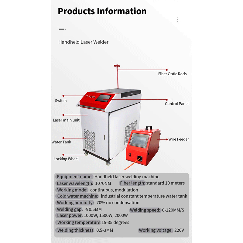 Y-лазерный сварочный аппарат LY-L002 (красный)