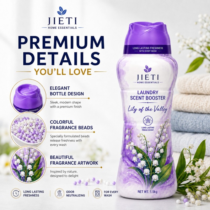 Ароматические гранулы JIETI | Большой объем, ароматизатор для стирки