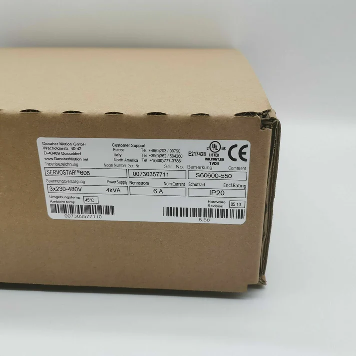 Новый сервопривод Kollmorgen SERVOSTAR 606 S60600-550 VIA DHL Гарантия один год