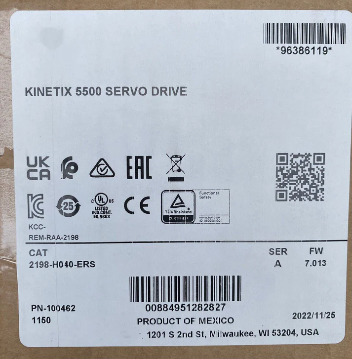 Новый Allen Bradley 2198-H040-ERS KINETIX 5500 SERVO DRIVE На складе