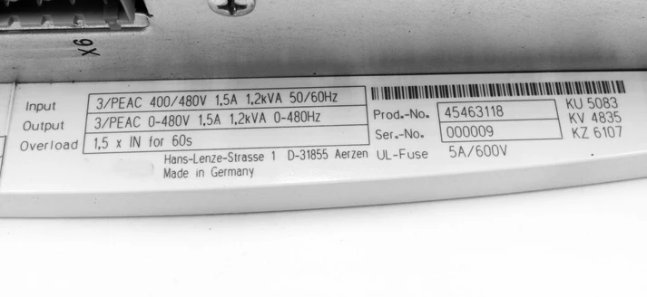 Высокопроизводительный многоосевой сервопривод Lenze EVS9321-EK.