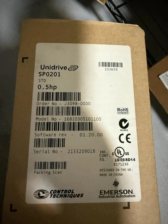 Новый Emerson Control Techniques SP0201 Ускоренная доставка
