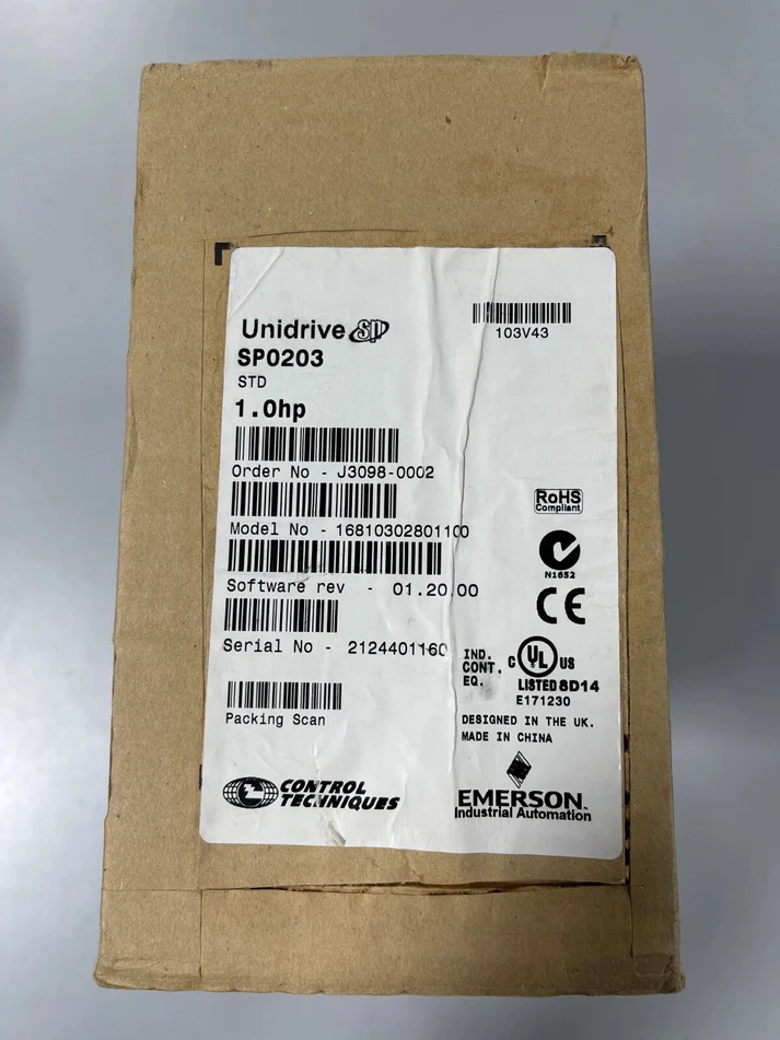 Новый Emerson Control Techniques SP0203 ускоренная доставка