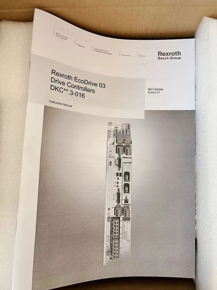 Rexroth DKC серия ECODRIVE Интеллектуальный цифровой сервопривод DKC02.3-016-7-FW