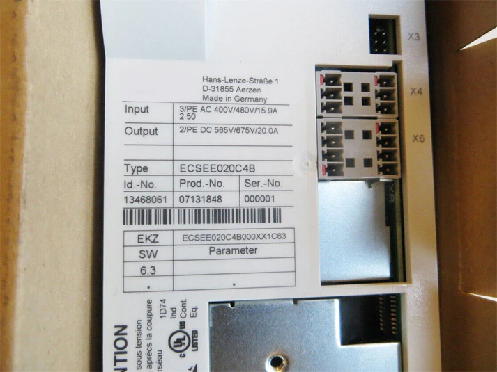 Высокопроизводительный многоосевой сервопривод Lenze ECSEE020C4B.