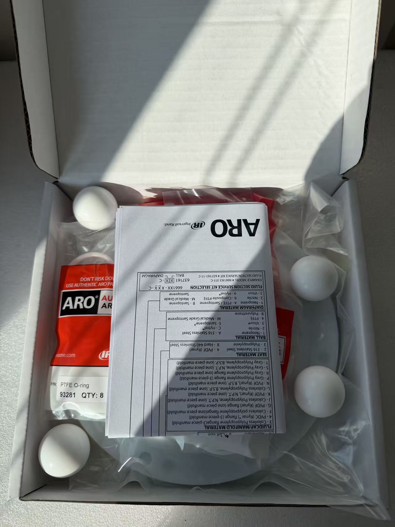 Сервисный комплект ARO 637432-22 для диафрагменных насосов Ingersoll Rand