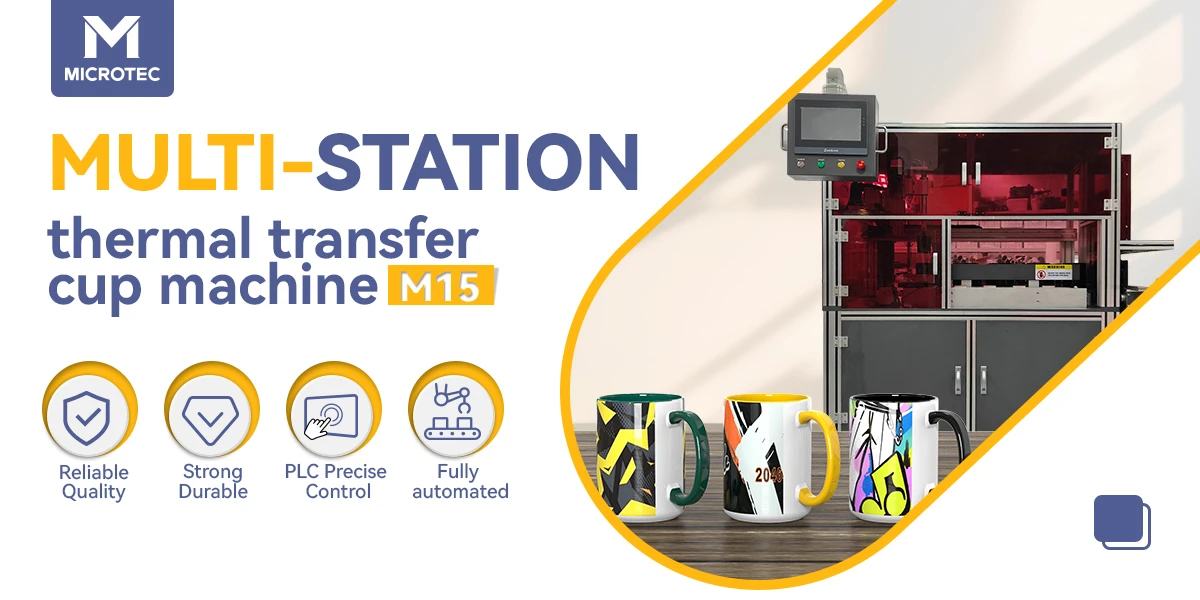 15-Station Robotic Auto Mug Heat Press for On-Demand Production 1