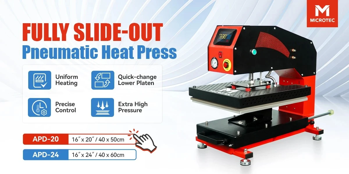 APD-20 (40×50cm) Pneumatic Heat Press