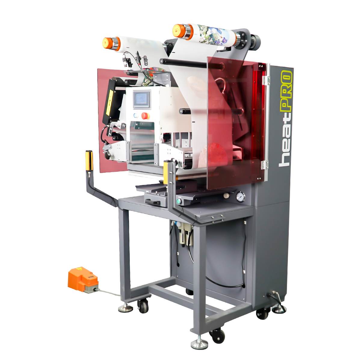 XK-38 Rotaryheat Pro – Ротационное решение для непрерывного термопереноса DTF-плёнки 38×38 см