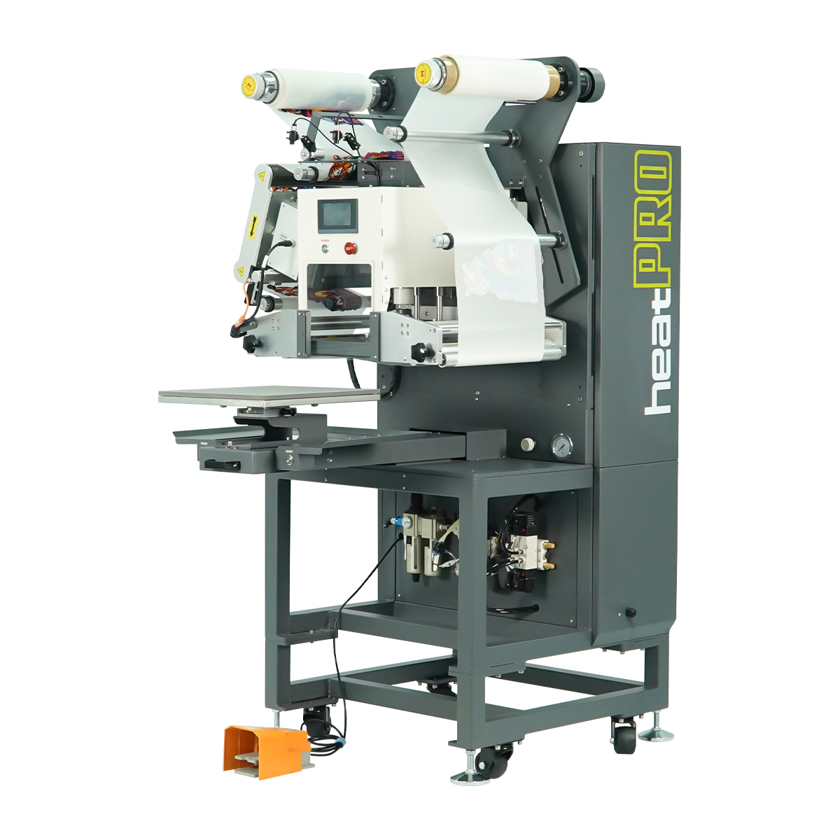 XK-38 Rotaryheat Pro – Ротационное решение для непрерывного термопереноса DTF-плёнки 38×38 см