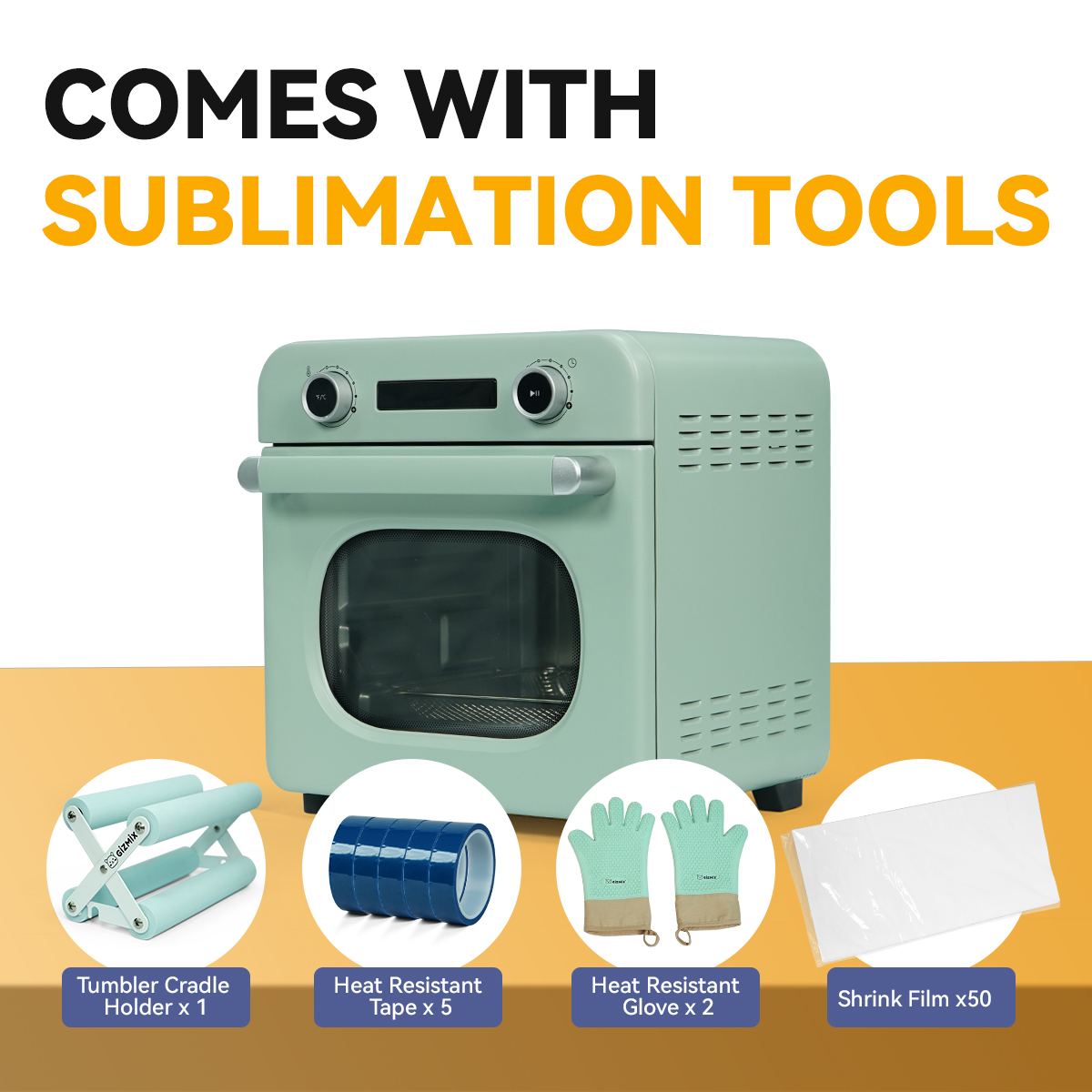 Преобразите свой сублимационный печатный процесс с помощью 18L Sublimation Oven – полная 360° печать на кружках