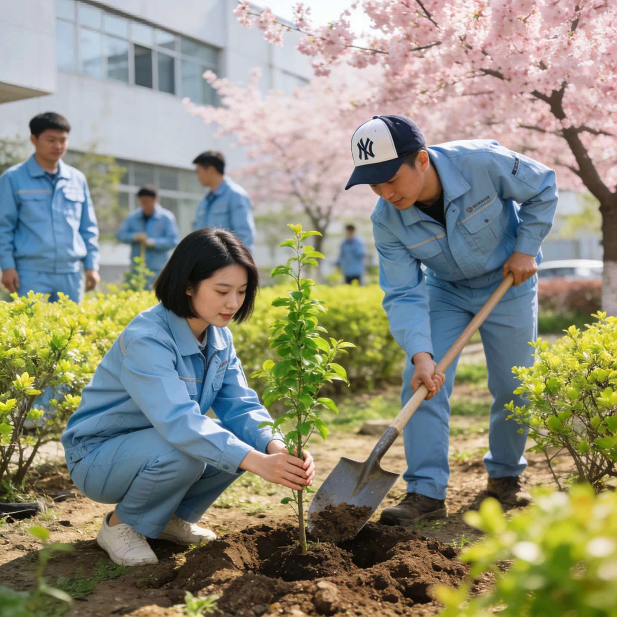 Посади эту зелень, строя будущее вместе — Компания Chengdu Yehua Technology Co., Ltd. проводит тематическое мероприятие ко Дню деревьев