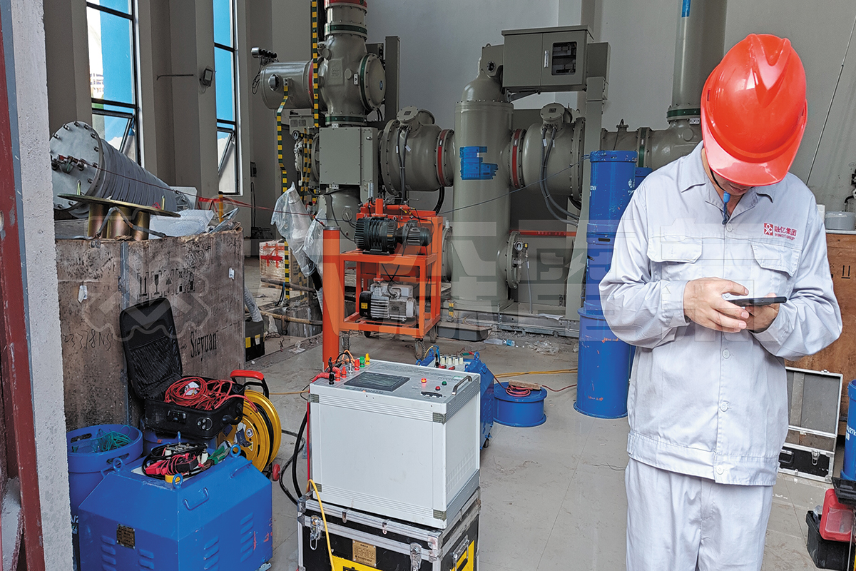 Испытание выдерживаемого напряжения переменного тока кабеля 110 кВ компании Echeng Steel