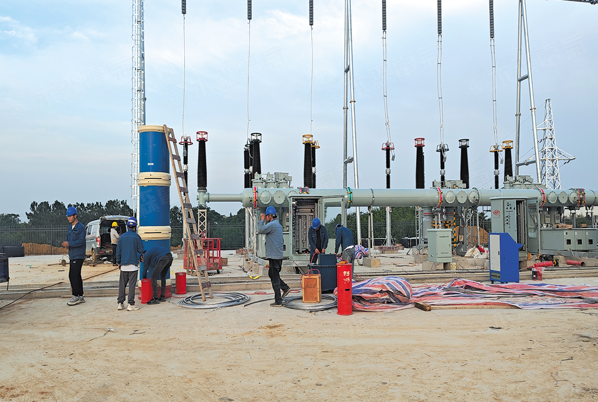 Профессиональное электроизмерительное оборудование — испытания главного трансформатора для фотоэлектрической электростанции в Сюаньчэне