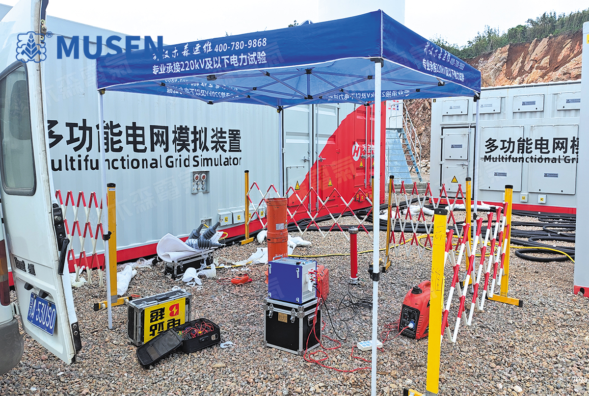 Испытание на выдерживаемое напряжение переменного тока кабеля 35 кВ с использованием резонансного последовательного преобразователя частоты