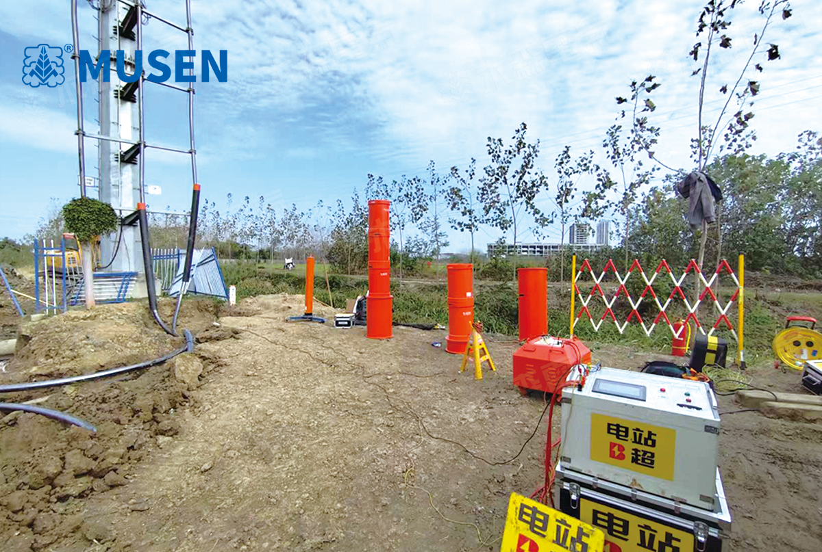 Испытательное устройство последовательного резонанса — испытание кабеля переменного тока 110 кВ