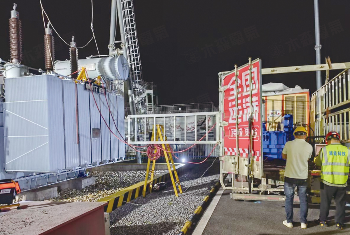 Оборудование для профилактических испытаний – Профилактические испытания главного трансформатора на подстанции Ханьчуань Майван