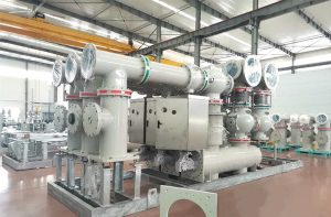 Измерительное устройство для определения частичного разряда переменного напряжения в КРУЭ