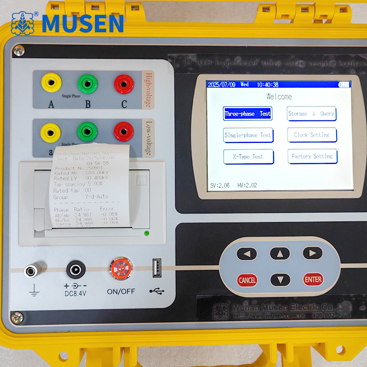 Комплект для измерения коэффициента трансформации трансформатора – принцип и метод испытания?