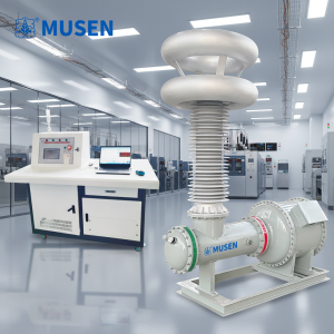 Испытательный трансформатор с частичным отсутствием разряда и газовым наполнением