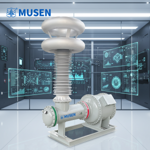 Испытательный трансформатор с частичным отсутствием разряда и газовым наполнением