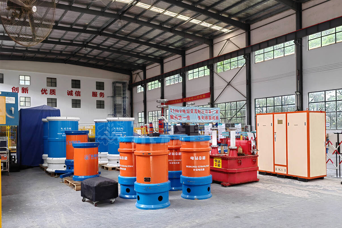 Резонансная испытательная система с индуктивным выдерживаемым напряжением без частичных разрядов – Применение оборудования?