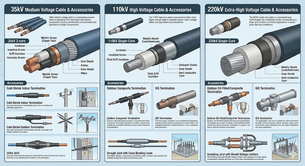 Какие основные этапы включает сводка содержания заводских испытаний высоковольтного кабеля 220 кВ?