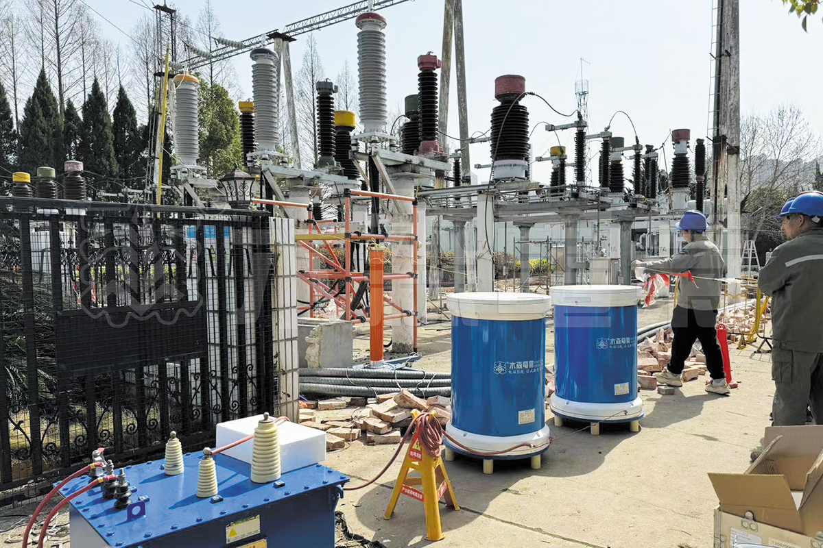 Испытание кабеля 110 кВ на водопроводной станции Юйцзятоу