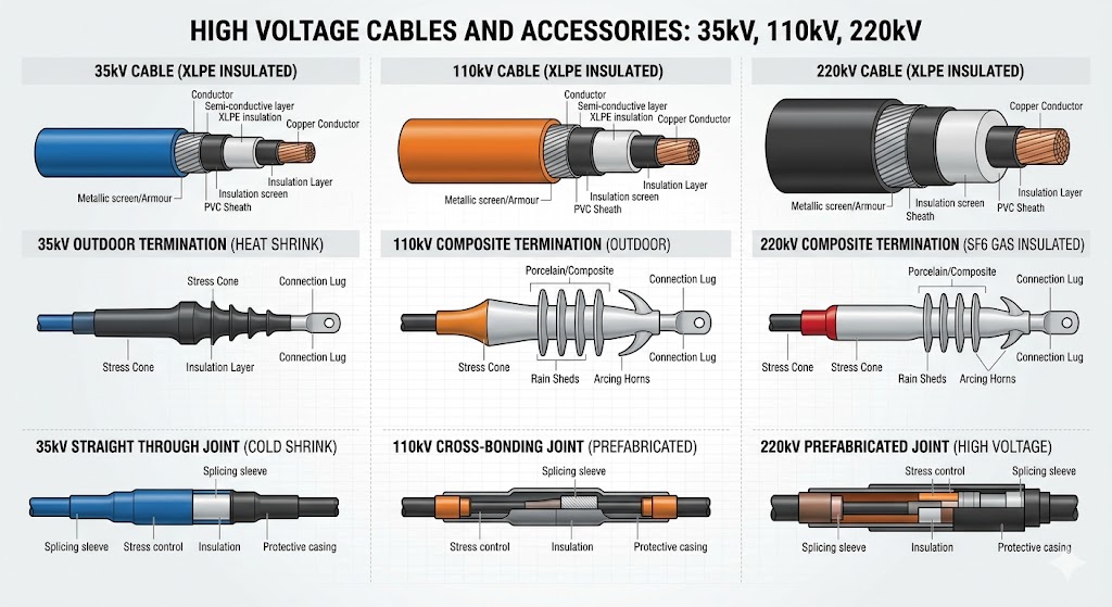 Зачем нужны заводские стандарты приемочных испытаний кабелей 35 кВ из сшитого полиэтилена (СПЭ)?