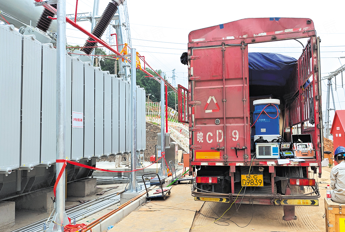 Система испытаний трансформатора на выдерживаемое напряжение и частичные разряды — испытания главного трансформатора 220 кВ на выдерживаемое напряжение и частичные разряды