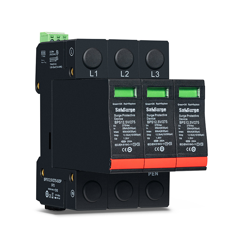 Защита ветрогенераторов от перенапряжений — УЗИП Типа 2 — BPS12.5V/1000(-S)/3P-WD (3+0)