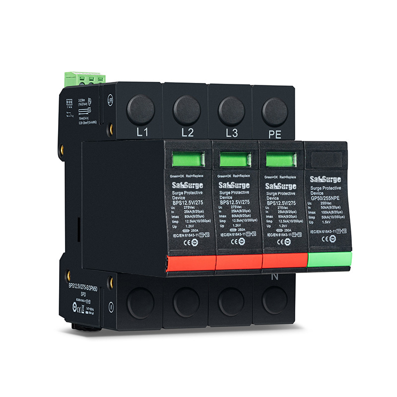 Защита ветрогенераторов от перенапряжений — УЗИП Типа 2 — BPS12.5V/1000(-S)/3PT-WD (3+1)