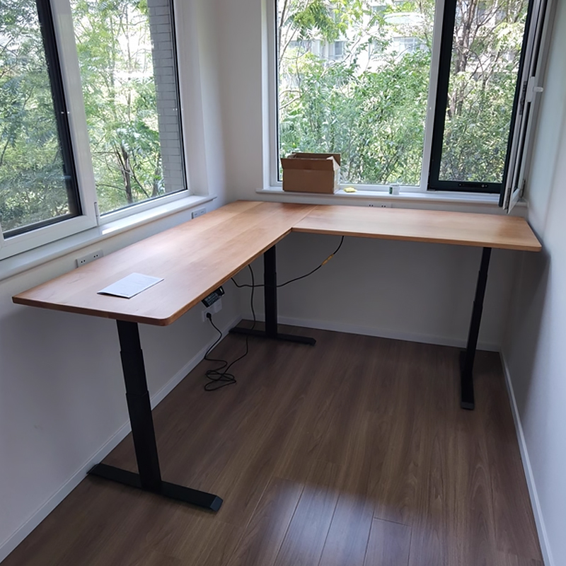 современный офисный стол，Простой высококачественный подъемный стол, регулируемый стол для офиса, учебы и работы стоя