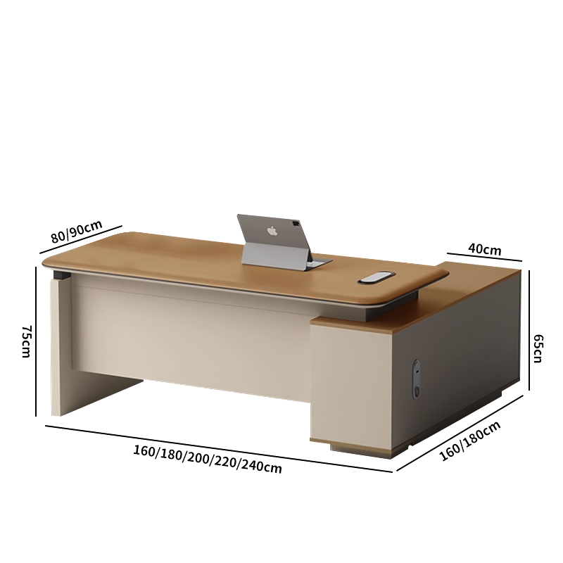 Китай современный стол босса，Современный минималистский стол, стол менеджера, компьютерный стол со шкафом для хранения вещейзавод Поставщик - ООО компания Гуанчжоу Мэйи Мебель
