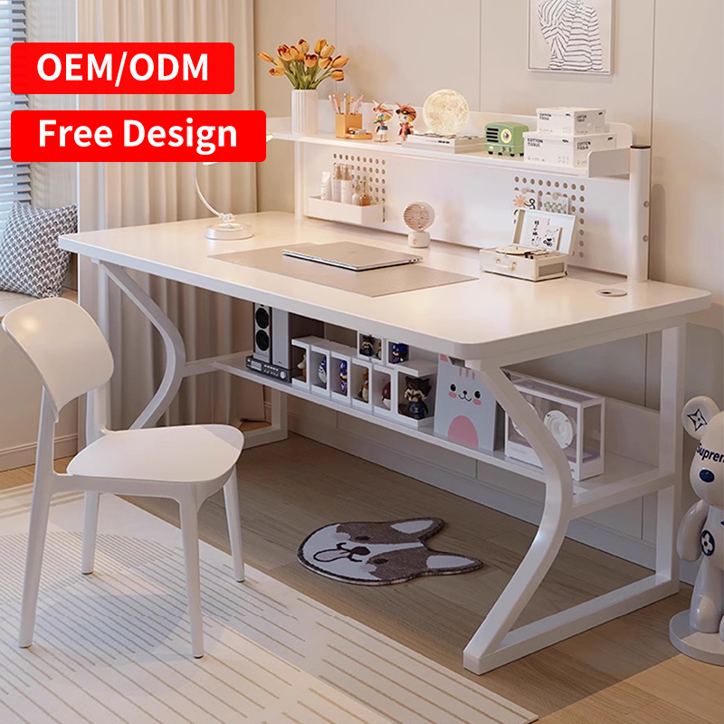 Современный минималистский компьютерный стол для учебы, многофункциональный стол для хранения вещей, письменный стол для домашнего офиса，модульный стол