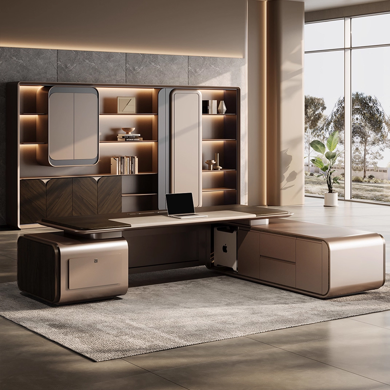 Китай столы для офиса，Высококлассный рабочий стол, разработанный для офисной работы руководителя.завод Поставщик - ООО компания Гуанчжоу Мэйи Мебель