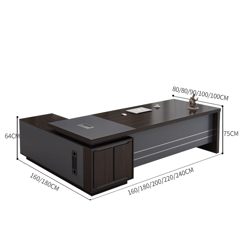 Китай Современный L-образный административный стол для руководителязавод Поставщик - ООО компания Гуанчжоу Мэйи Мебель