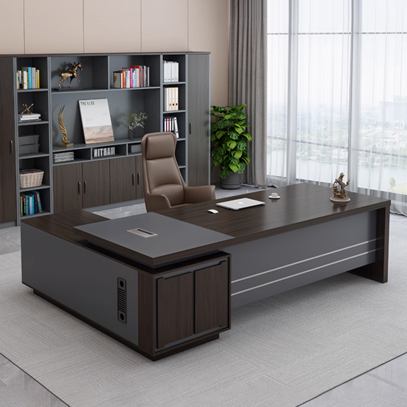 Китай Современный L-образный административный стол для руководителязавод Поставщик - ООО компания Гуанчжоу Мэйи Мебель