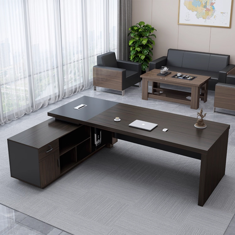 Китай Современный L-образный административный стол для руководителязавод Поставщик - ООО компания Гуанчжоу Мэйи Мебель
